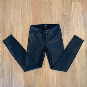 PAIGE Verdugo Ultra Skinny Jeans, faux leather